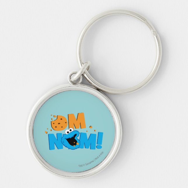 Nom Nom Cookie Key Ring (Front)