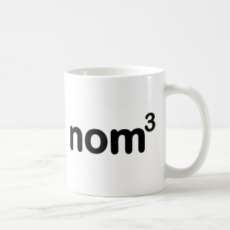 Nom nom nom coffee mug