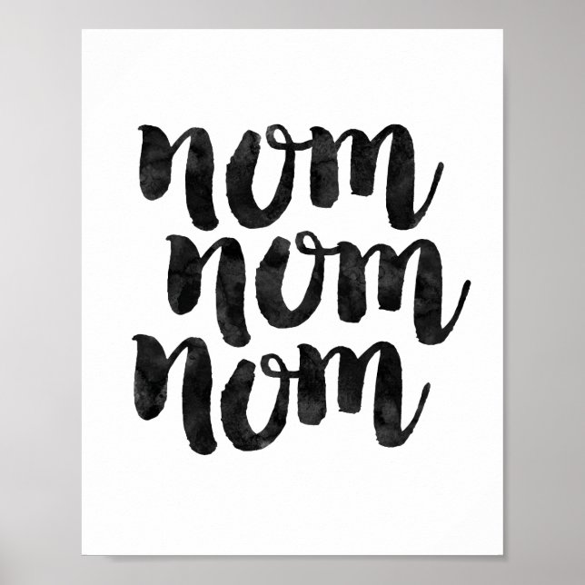 Nom Nom Nom Poster (Front)