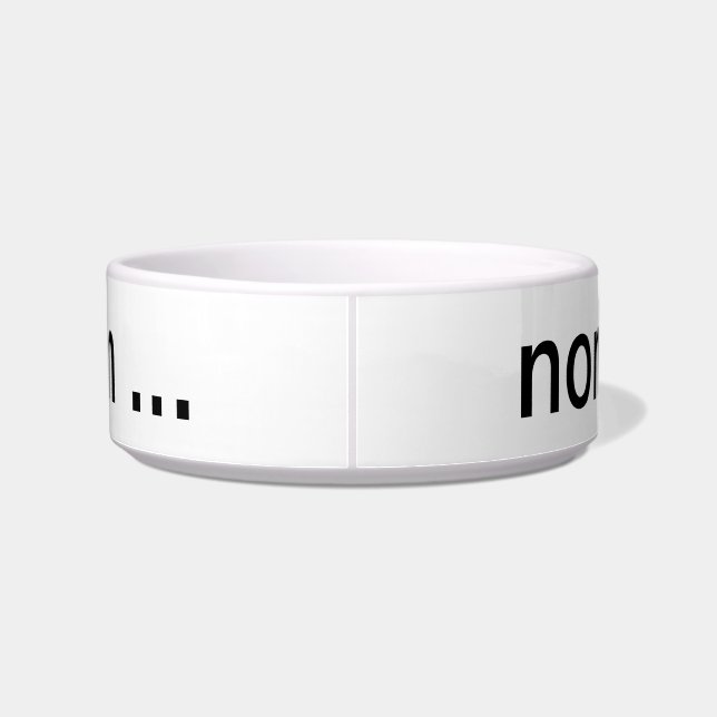 Nom nom pet food bowl dog cat rabbit (Back)