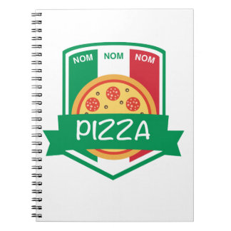 Nom nom Pizza Notebook