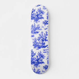 NOMADESAUSTRALIENS  blue toile de Jouy Skateboard