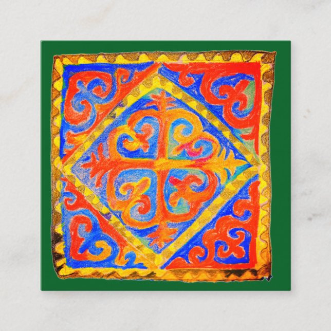 Nomadic art enclosure card (Front)