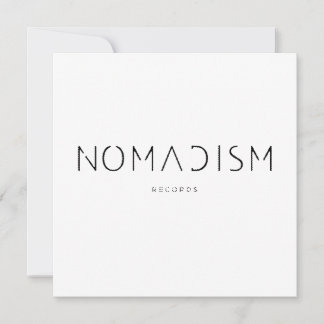 Nomadism Cap Black Logo Invitation