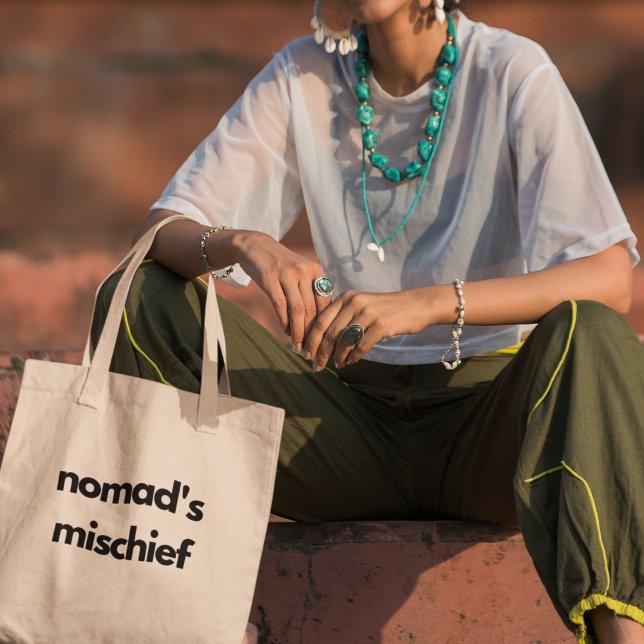 Nomad's Mischief Wanderlust Traveller Travel  Tote Bag (Shop now and get ready to ignite your wanderlust!)