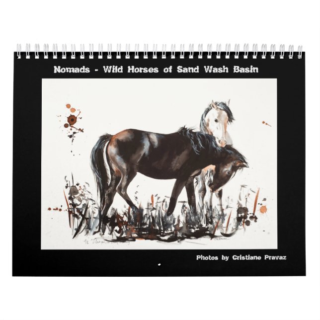 Nomads -Sand Wash Basin Wild Horses Calendar (Cover)
