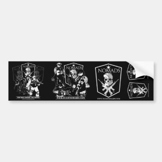 Nomads Stiker Collage Bumper Sticker