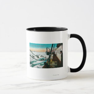 Nome, Alaska Steamer Corwin Unloading Freight Mug