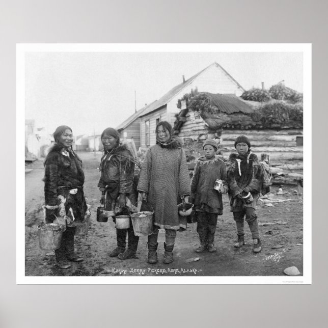 Nome Eskimo Berry Pickers 1916 Poster (Front)