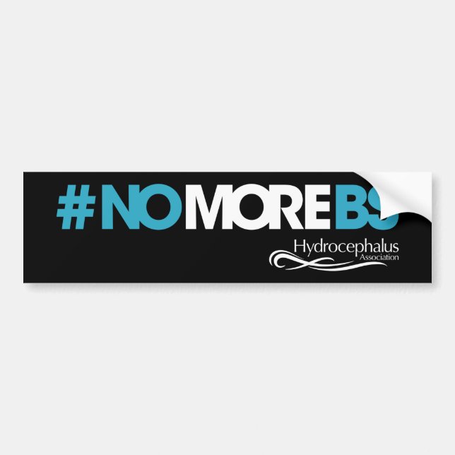 #NOMOREBS Bumper Sticker (Front)