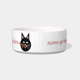 noms go here cat bowl