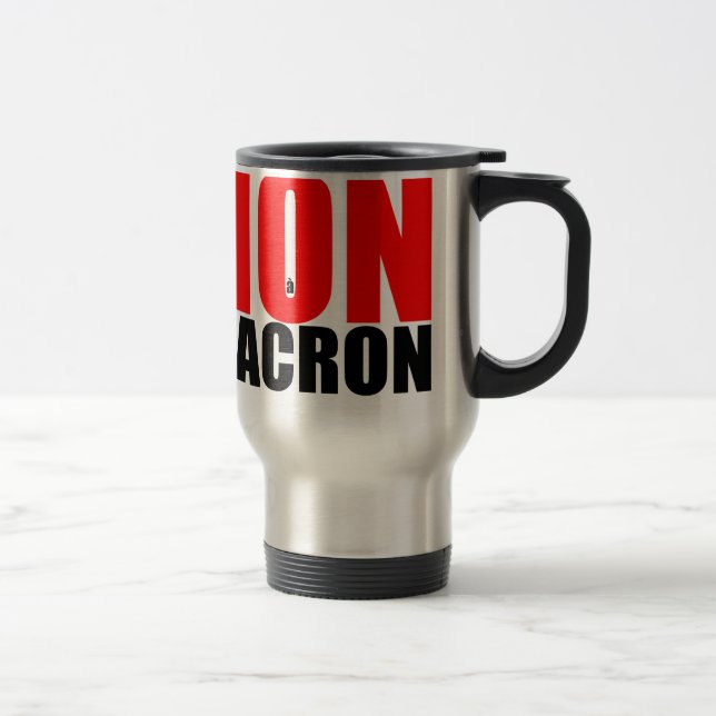 NON à MACRON Travel Mug (Right)