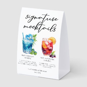 Non-Alcoholic Beach Wedding Mocktails