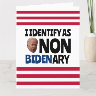 NON BIDEN ARY FUNNY BIRTHDAY CARDS