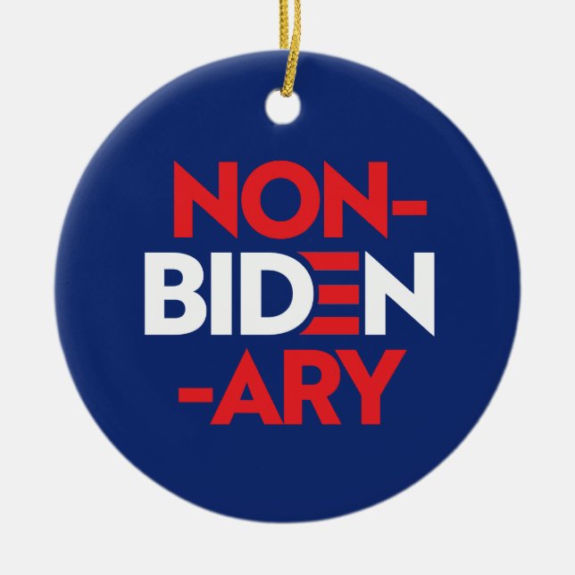 Non-Bidenary Ceramic Tree Decoration (Front)