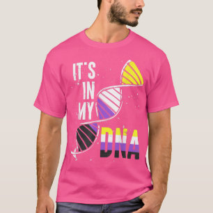 Non Binary DNA Gay Pride Month Flag Queer LGBTQ No T-Shirt