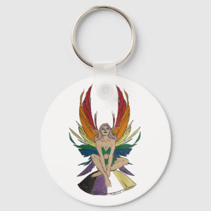 Non-binary Faerie Key Ring
