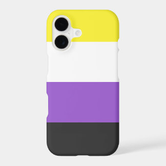 Non-Binary Flag Case-Mate Barely There iPhone X