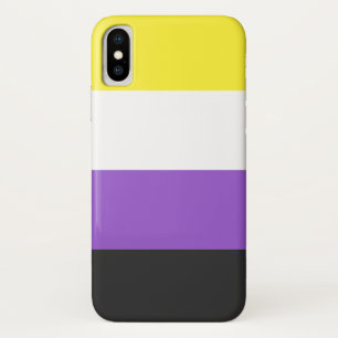 Non-Binary Flag Case-Mate Barely There iPhone X Case