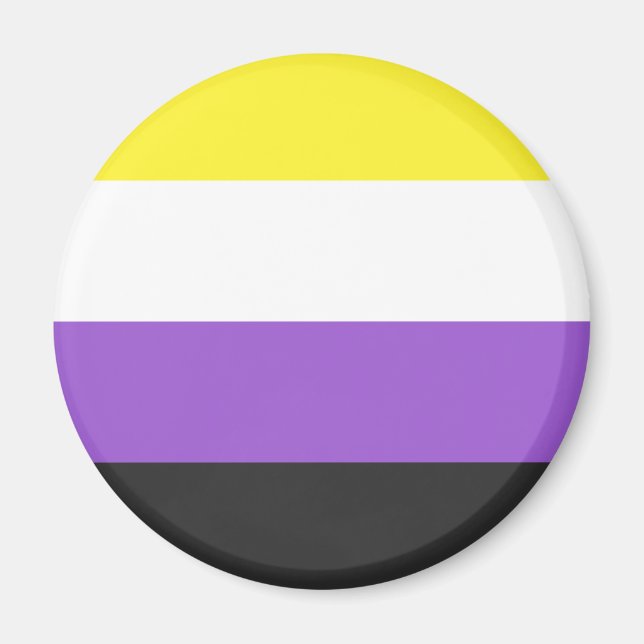 Non-Binary Flag Magnet (Front)