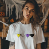 Non-binary Flag Pixel Heart