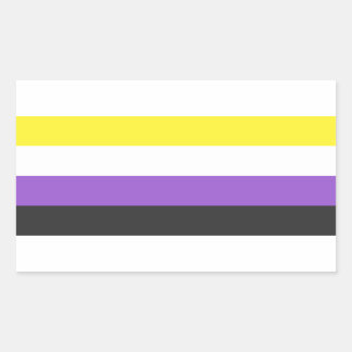 Non-Binary Flag Stickers