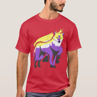 non-binary gifts, non-binary fox, LGBT agender sup T-Shirt