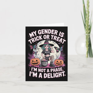 Non-binary Halloween Witch Pronouns Not A Phase Th Card