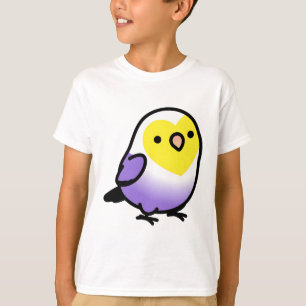 Non-binary LGBT+ Pride Lovebirds T-Shirt