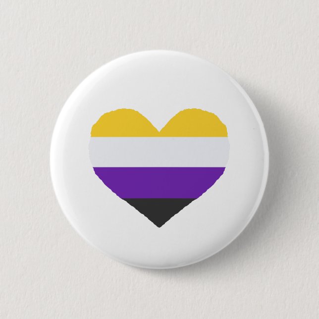 Non-Binary Pride Badge (Front)