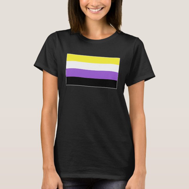 Non Binary Pride Flag Clothes  Nonbinary  LGBT T-Shirt (Front)