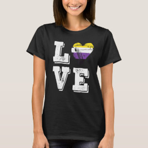 Non Binary Pride Flag Love Non Binary Flag 1 T-Shirt