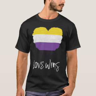 Non Binary Pride Flag Love Wins Non Binary Flag 1 T-Shirt