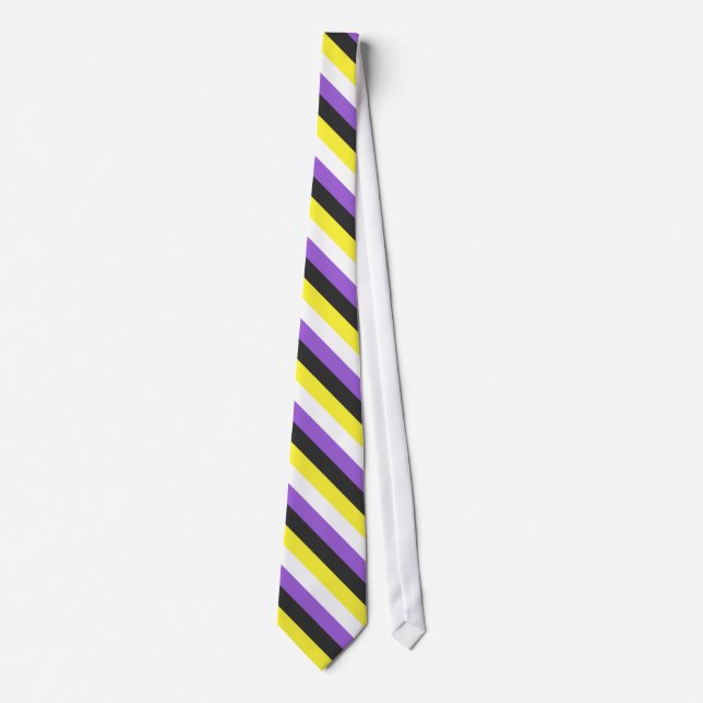Non-Binary Pride flag Tie (Front)