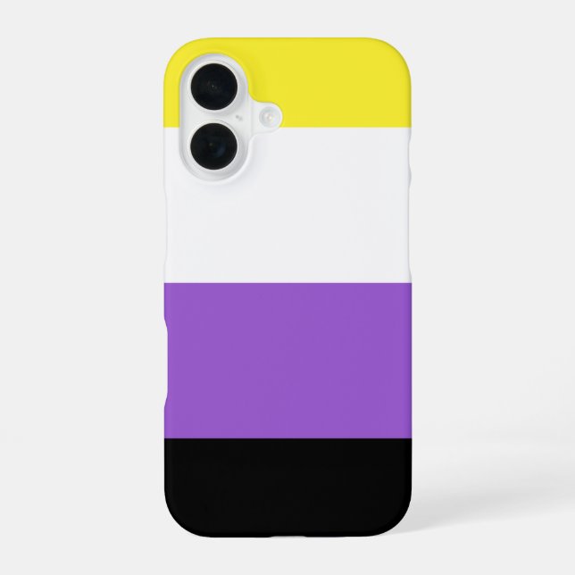 Non Binary Pride iPhone 16 Case (Back)