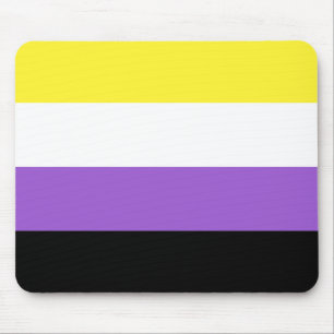 Non Binary Pride Mouse Mat