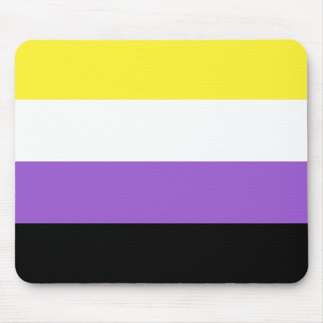 Non Binary Pride Mouse Mat (Front)