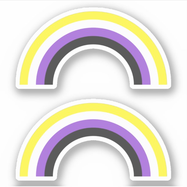 Non-binary Pride Rainbow (Front)