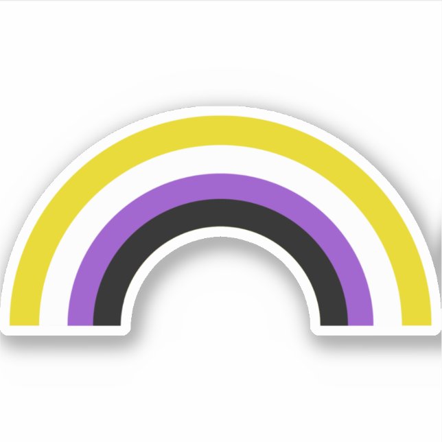 Non-Binary Rainbow Non Binary Pride Flag (Front)