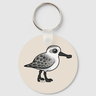 Non-breeding Spoon-billed Sandpiper Key Ring