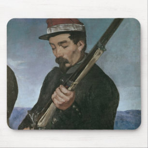 Non Commissoned Officer holding his Rifle Mouse Mat