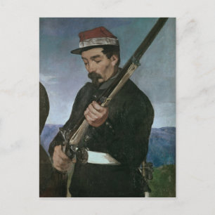 Non Commissoned Officer holding his Rifle Postcard