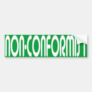 Non-Conformist Bumper Sticker