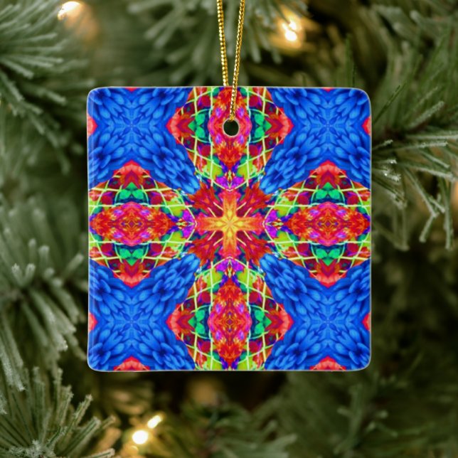 Non-Denominational Happy Holidays   Ceramic Ornament (Tree)