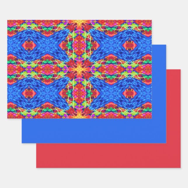 Non-Denominational Happy Holidays  Wrapping Paper Sheet (Set)