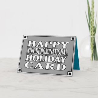 Non-Denominational Holiday Psych! Card