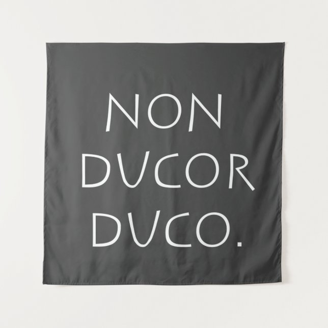 Non ducor duco tapestry (Front)