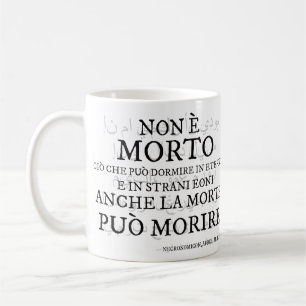 «Non è morto…» – Il verso del Necronomicon Coffee Mug
