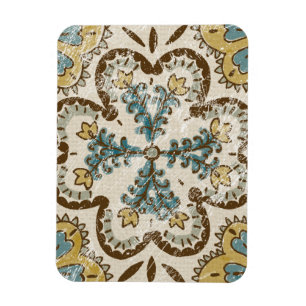 Non-Embellished Batik Square II Magnet