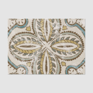 Non-Embellished Batik Square III Tissue Paper